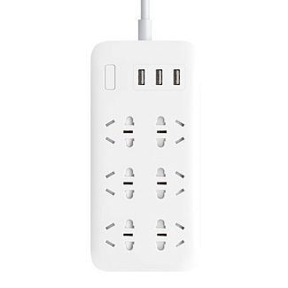 Удлинитель Mi Power Strip 6 розеток и 3 USB порта White