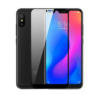 Защитное стекло 5D Glass Protector для Xiaomi Mi A2 lite (черное)