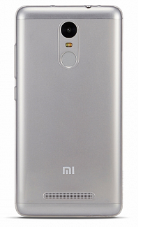 Чехол-бампер transparent silicon для Redmi Note 3 (Dark)