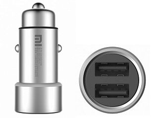 Автомобильное ЗУ Xiaomi Car Charger Silver