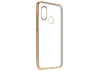 Чехол Yotrix GlitterSoft для Xiaomi Redmi 6 pro (золотистый. гелевый)