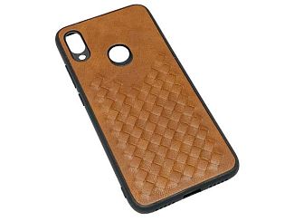 Чехол Yotrix TwistCase для Xiaomi Redmi Note 7 (коричневый, кожаный)