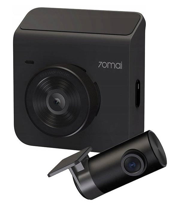 Фото Видеорегистратор Xiaomi 70mai Dash Cam Grey (A400) + Rear Camera Kit Grey Фото Видеорегистратор Xiaomi 70mai Dash Cam Grey (A400) + Rear Camera Kit Grey