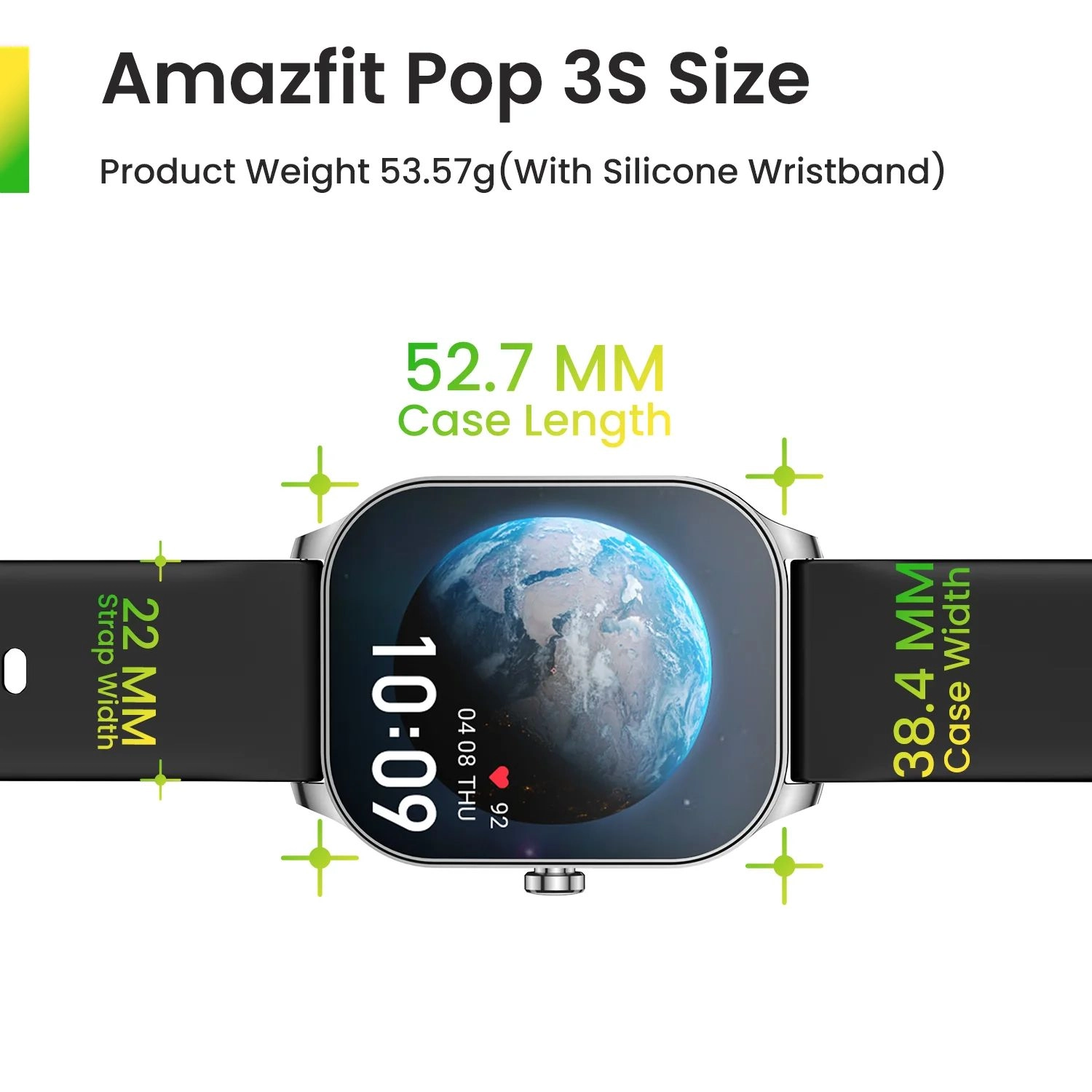 Картинка Умные часы Xiaomi Amazfit Pop 3S Black (A2318) Картинка Умные часы Xiaomi Amazfit Pop 3S Black (A2318)