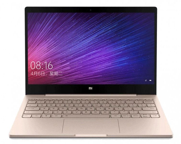 Фото Ноутбук Xiaomi Mi Air 12,5"/Core M3-8100Y/4Gb/256Gb SSD/UHD Graphics 615 Gold (JYU4172CN)