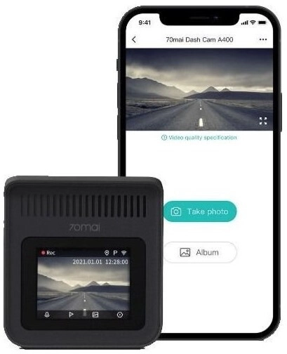 Картинка Видеорегистратор Xiaomi 70mai Dash Cam Beige (A400) Картинка Видеорегистратор Xiaomi 70mai Dash Cam Beige (A400)