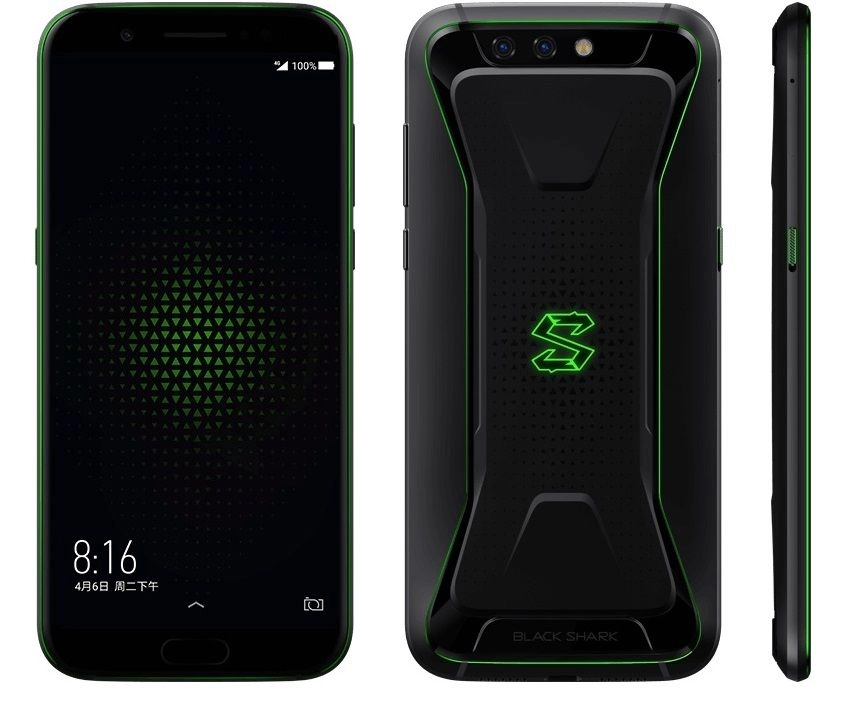 Фотография Смартфон игровой Xiaomi Black Shark 128Gb Black Фотография Смартфон игровой Xiaomi Black Shark 128Gb Black