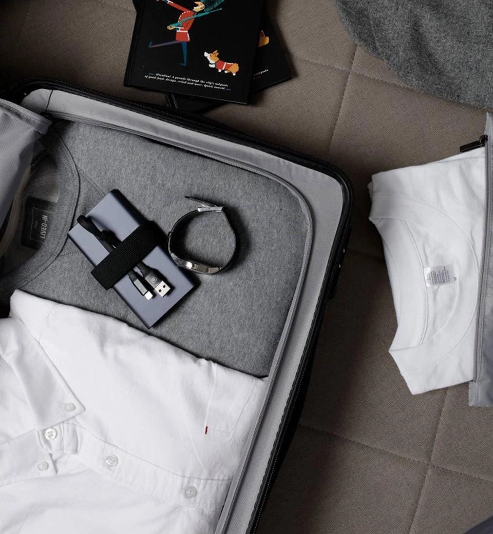 Купить Чемодан Xiaomi 90FUN Business Travel Luggage 20" Night Black Купить Чемодан Xiaomi 90FUN Business Travel Luggage 20" Night Black