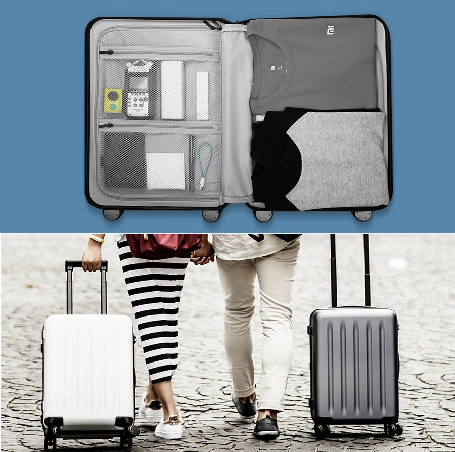 Чемодан Xiaomi 90FUN PC Luggage 20'' Aurora Blue заказать Чемодан Xiaomi 90FUN PC Luggage 20'' Aurora Blue заказать