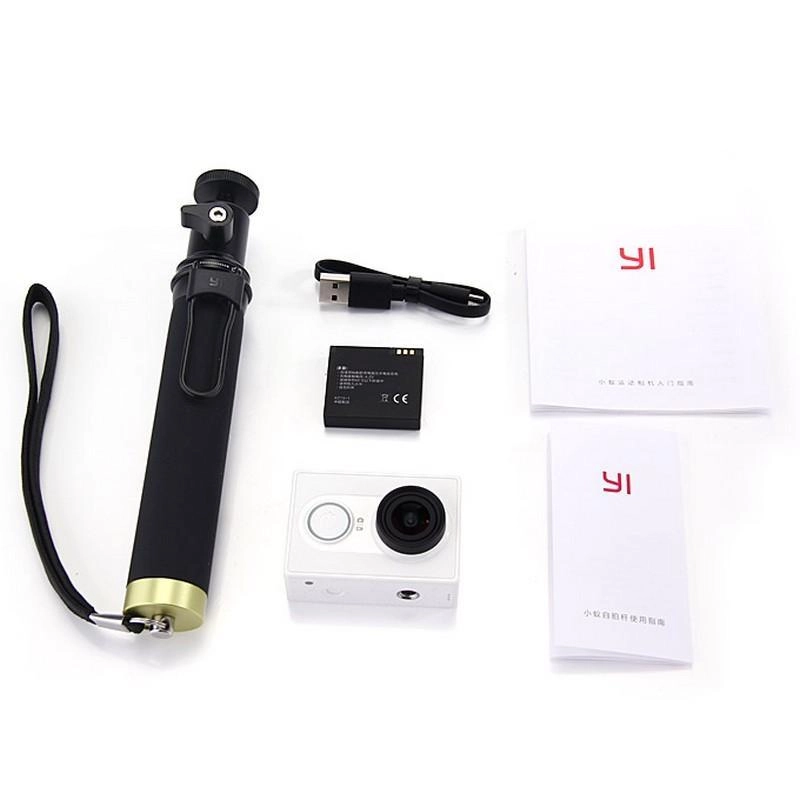 Экшн-камера Xiaomi YI Action Camera with Monopod White заказать Экшн-камера Xiaomi YI Action Camera with Monopod White заказать